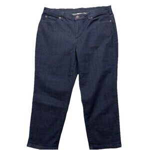 Duluth Trading Women's Size 12 Daily Denim Capri Crop Jeans Stretch gorpcore